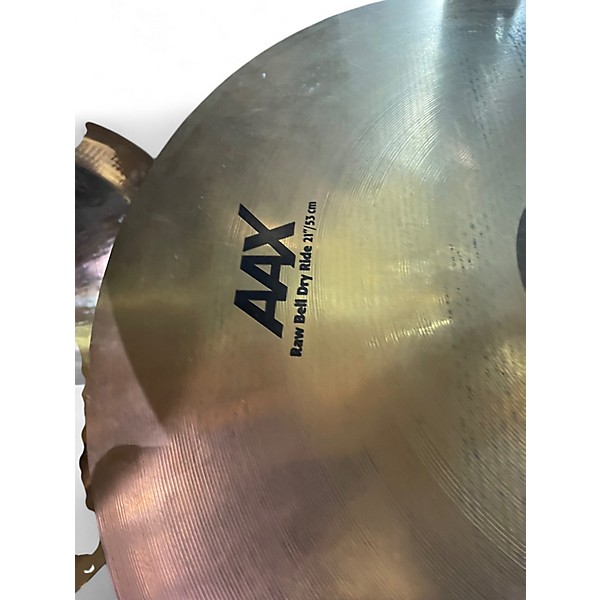 Used SABIAN 21in AAX Raw Bell Dry Ride Cymbal