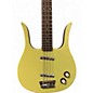 Used Danelectro Dead-On 58 Longhorn DADDY-O YELLOW Electric Bass Guitar