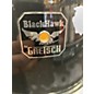 Used Gretsch Drums 4 Piece Blackhawk  Black Drum Kit