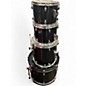 Used Gretsch Drums 4 Piece Blackhawk  Black Drum Kit