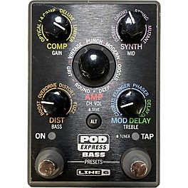 Used Line 6 Pod Express Bass Effect Pedal
