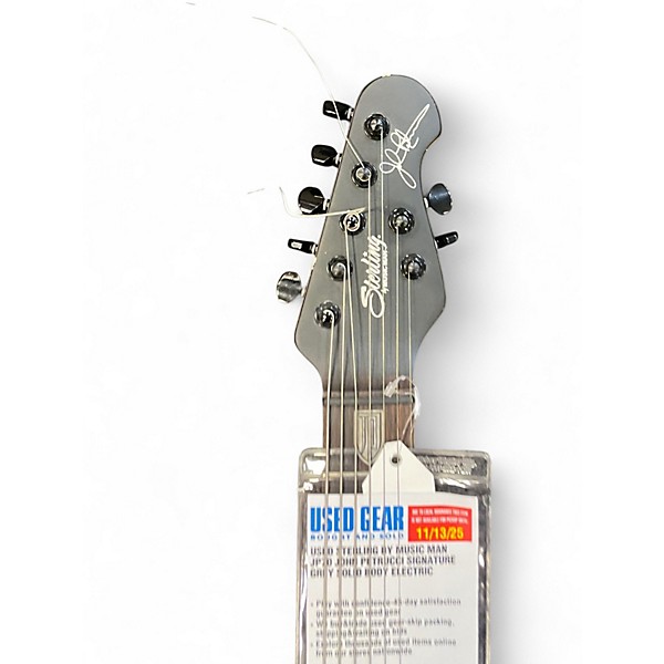 Used Sterling by Music Man JP70 John Petrucci Signature GREY Solid Body Electric Guitar