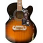 Used Epiphone EJ200SCE Sunburst Acoustic Electric Guitar