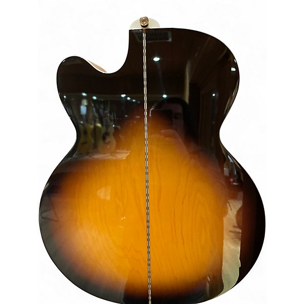 Used Epiphone EJ200SCE Sunburst Acoustic Electric Guitar