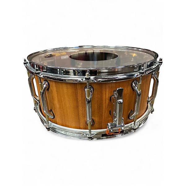 Used Pearl 14X6.5 Stavecraft 6.5x14 Makha Natural Drum