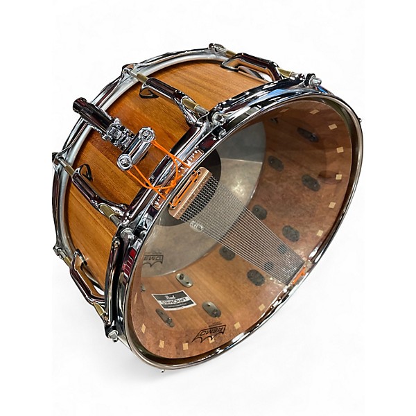 Used Pearl 14X6.5 Stavecraft 6.5x14 Makha Natural Drum
