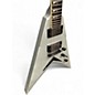 Used Dean Dave Mustaine VMNTX Metallic Silver Solid Body Electric Guitar