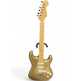 Used 2012 Fender FSR American Deluxe Stratocaster Aztec Gold Solid Body Electric Guitar