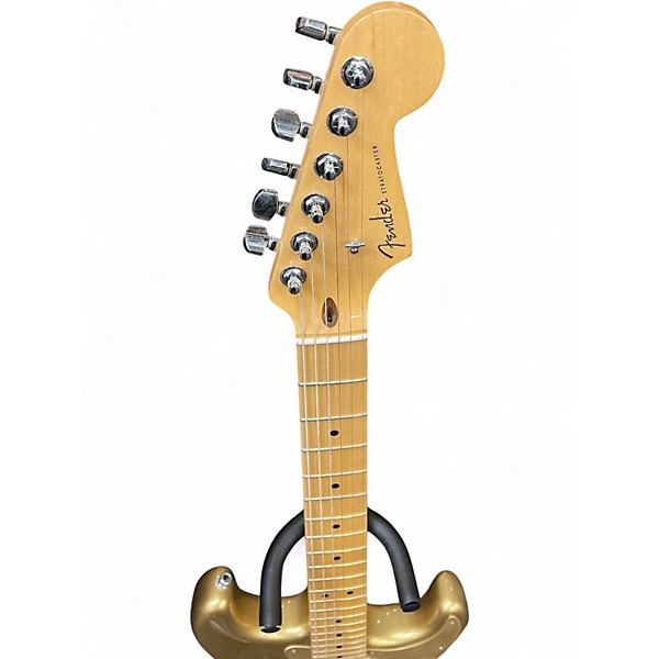 Used 2012 Fender FSR American Deluxe Stratocaster Aztec Gold Solid Body Electric Guitar