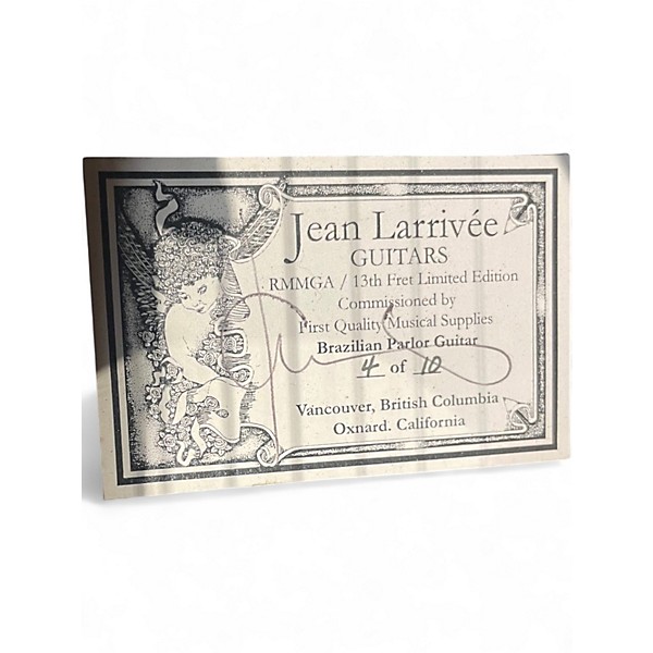 Used Larrivee RMMGA 13TH Fret Limited Edition Natural Acoustic Guitar