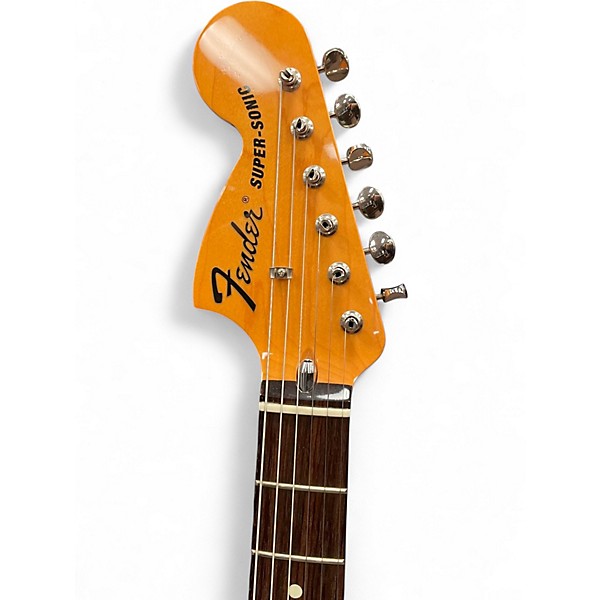 Used Fender Limited Edition MIJ Super-Sonic Black Solid Body Electric Guitar