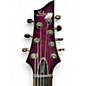 Used Schecter Guitar Research BANSHEE 7-A Trans Purple Solid Body Electric Guitar