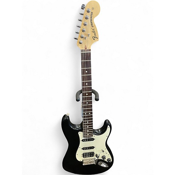 Used Fender Highway One HSS Stratocaster Black Solid Body Electric Guitar