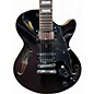 Used D'Angelico PSCBSSSBLK Black Hollow Body Electric Guitar