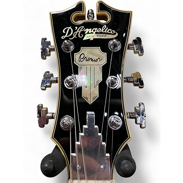 Used D'Angelico PSCBSSSBLK Black Hollow Body Electric Guitar