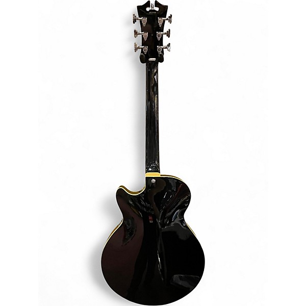 Used D'Angelico PSCBSSSBLK Black Hollow Body Electric Guitar