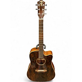Used Teton STS000ZIGCE Brown Acoustic Electric Guitar