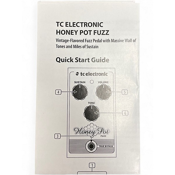 Used Tc Electronics Honey Pot Fuzz Effect Pedal