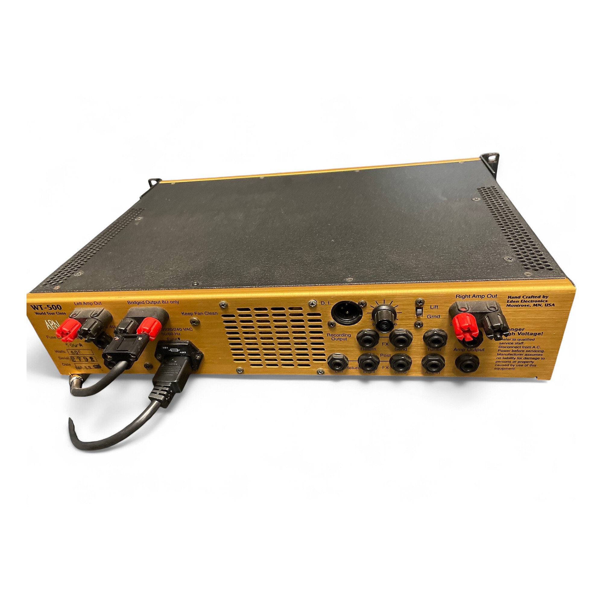 EDEN HIGHWAYMAN 500 ベースアンプヘッド Used Eden MT500 The Highwayman Tube Bass Preamp | Guitar Center