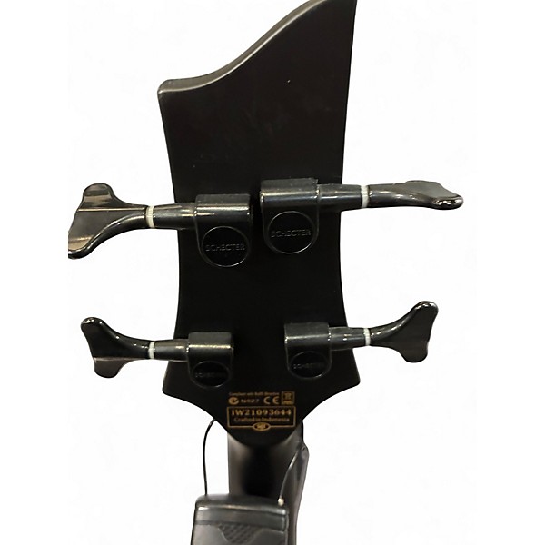 Used Schecter Guitar Research STEALTH 4 BLACK Electric Bass Guitar