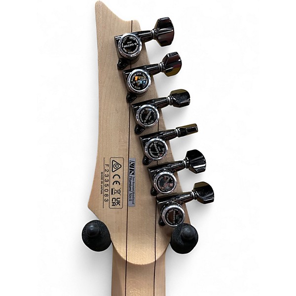 Used 2023 Ibanez S6521Q-SLG Prestige Series Surreal Blue Burst Solid Body Electric Guitar