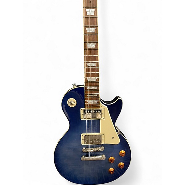 Used Epiphone Les Paul Standard Pro Blue Burst Solid Body Electric Guitar