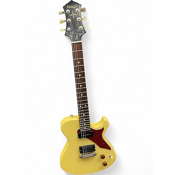 Used Knaggs Kenai J Model TV Yellow Solid Body Electric Guitar