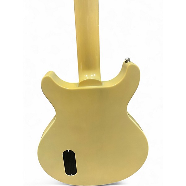 Used K-line KL-90 Double Cut Junior TV Yellow Solid Body Electric Guitar