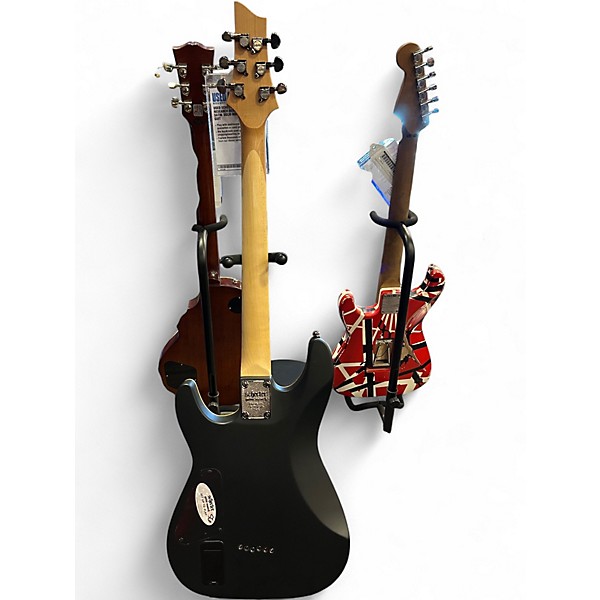 Used Schecter Guitar Research Demon 6 Aged Black Satin  Solid Body Electric Guitar