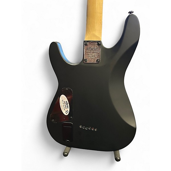 Used Schecter Guitar Research Demon 6 Aged Black Satin  Solid Body Electric Guitar