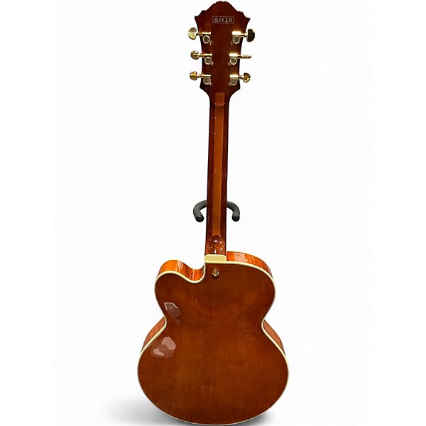 Used Ibanez AF95 Dark Amber Hollow Body Electric Guitar