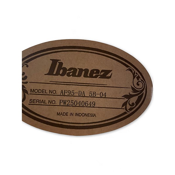 Used Ibanez AF95 Dark Amber Hollow Body Electric Guitar