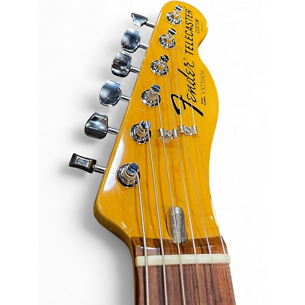 Used 2022 Fender AMERICAN VINTAGE 1977 TELECASTER DELUXE Olympic White Solid Body Electric Guitar