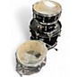 Used 2010s Pearl 4 Piece Rhythm Traveler Compact Black Drum Kit