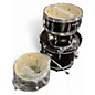 Used 2010s Pearl 4 Piece Rhythm Traveler Compact Black Drum Kit