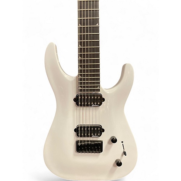 Used 2023 Jackson JS32 Dinky Alpine White Solid Body Electric Guitar