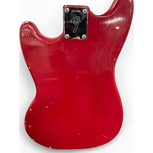 Vintage 1965 Fender Mustang Red Solid Body Electric Guitar