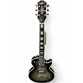 Used Epiphone Les Paul Custom Silverburst Solid Body Electric Guitar