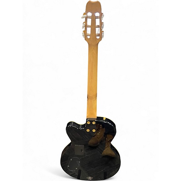 Used Yamaha AEX500NS Black Acoustic Electric Guitar