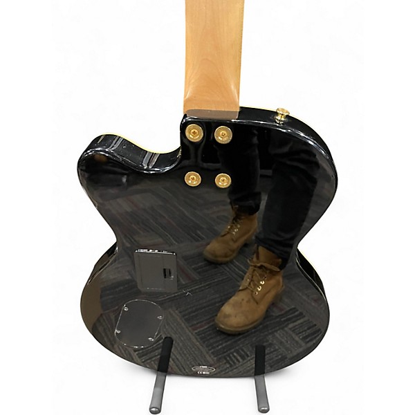 Used Yamaha AEX500NS Black Acoustic Electric Guitar