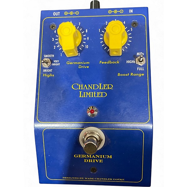 Used Chandler Limited Germanium Drive Effect Pedal