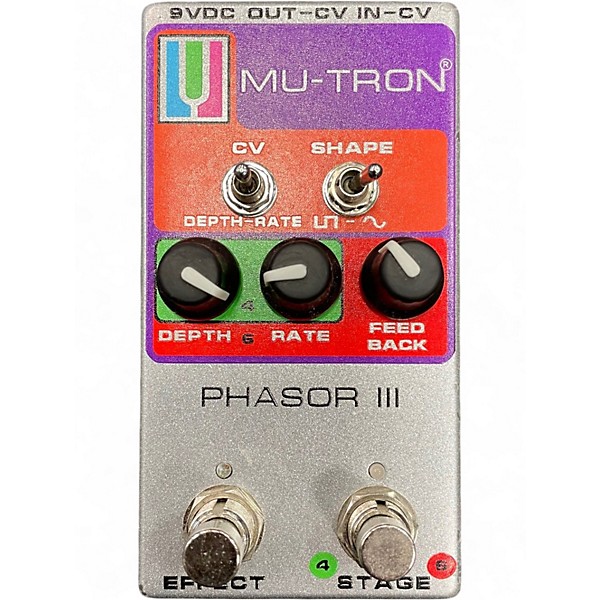 Used Mu-Tron PHASOR III Effect Pedal
