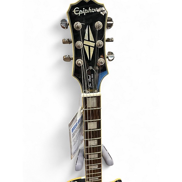 Used Epiphone Les Paul Custom Pro Silverburst Solid Body Electric Guitar