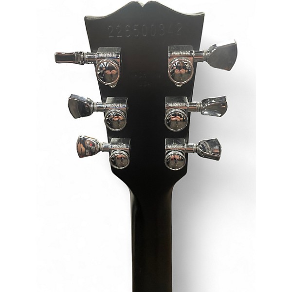 Used Gibson Les Paul Traditional Pro IV Matte Black Solid Body Electric Guitar