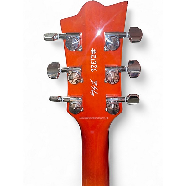 Used Reverend SENSEI HB Cherry Sunburst Solid Body Electric Guitar