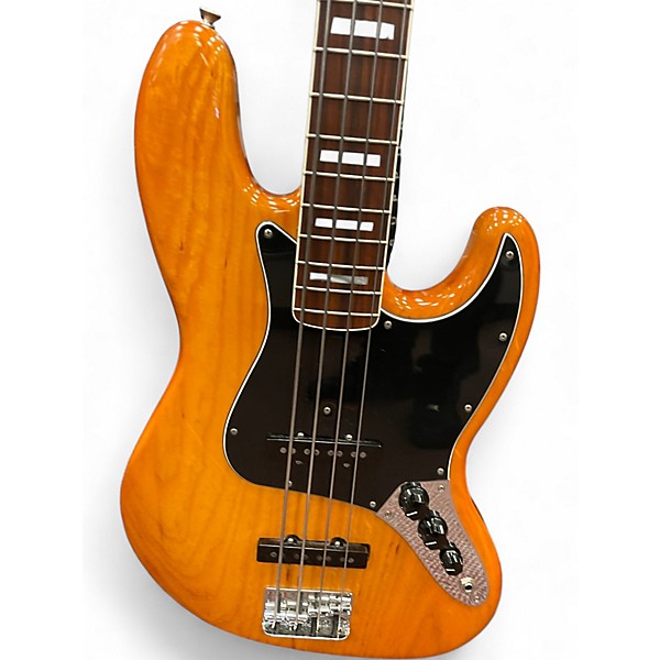 Used 2019 Fender Vintera 70s Jazz Bass AGED NATURAL Electric Bass Guitar