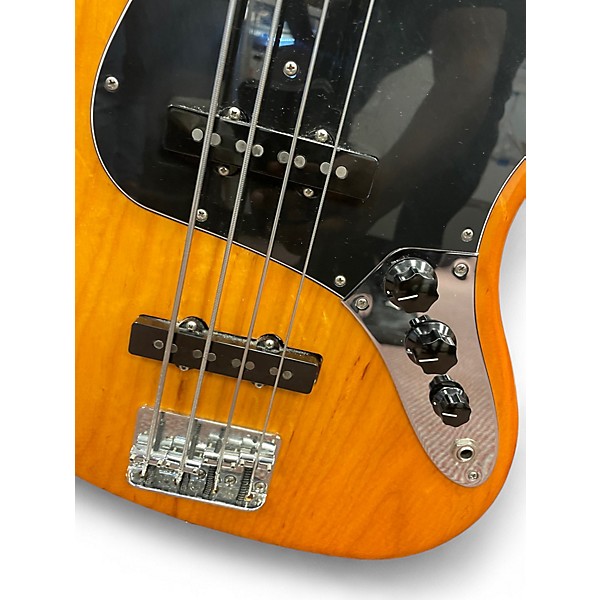 Used 2019 Fender Vintera 70s Jazz Bass AGED NATURAL Electric Bass Guitar