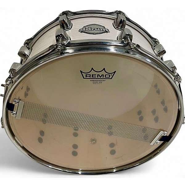 Used ddrum 14in DOMINION SERIES WHITE Drum