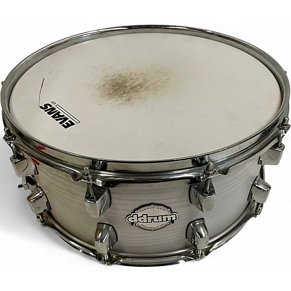 Used ddrum 14in DOMINION SERIES WHITE Drum
