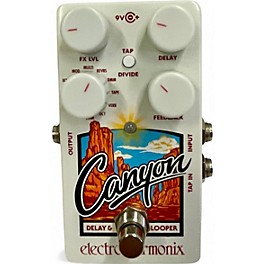 Used Electro-Harmonix Canyon Delay and Looper Effect Pedal